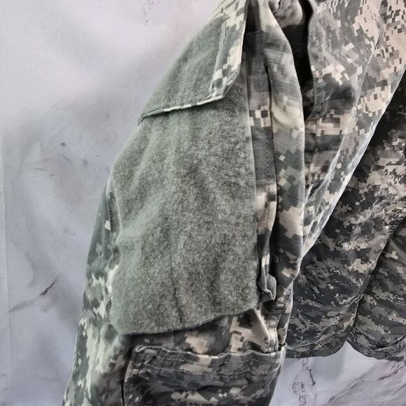 Desert Camo Jacket XS Short Digital Top Shirt Air Force Army Military Fatigue - Picture 8 of 12